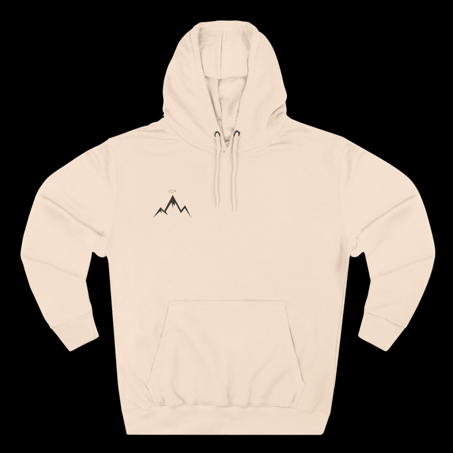 Three-Panel Fleece Hoodie