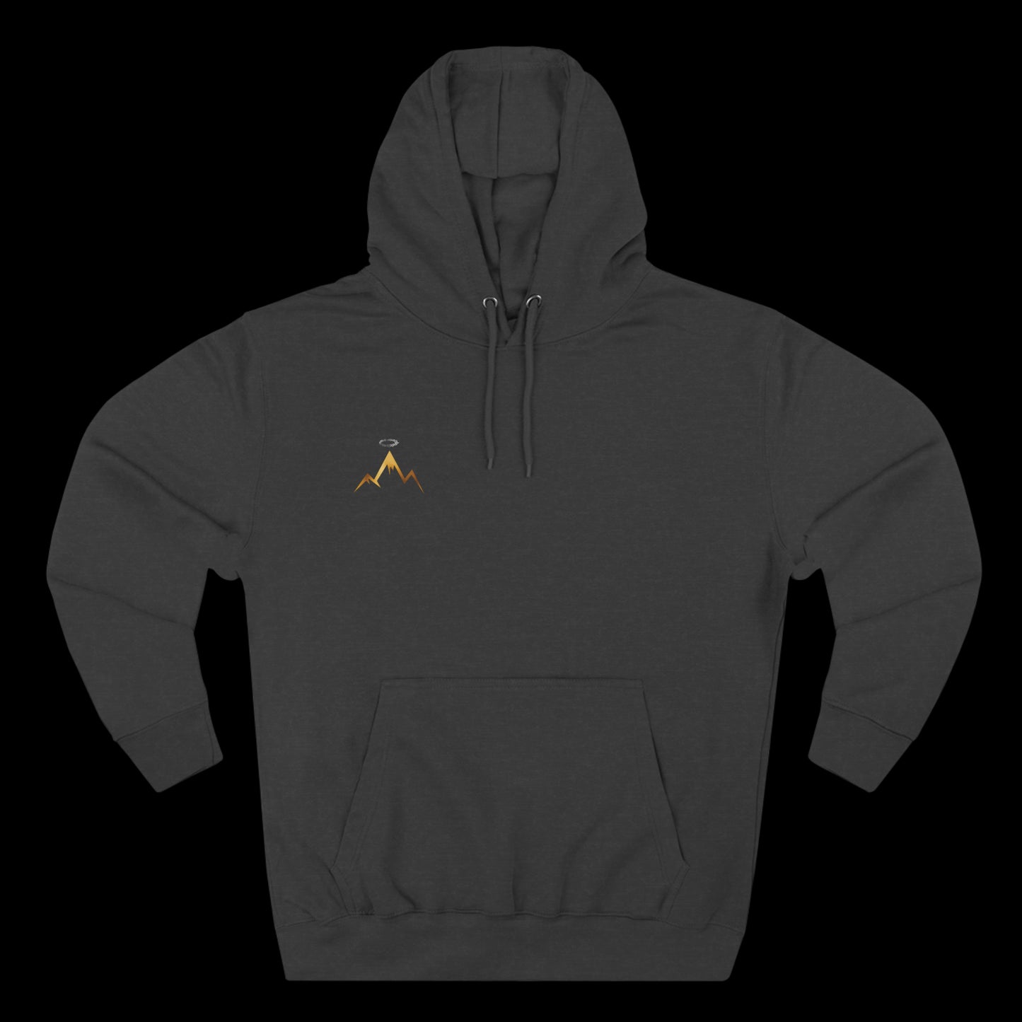 Three-Panel Fleece Hoodie